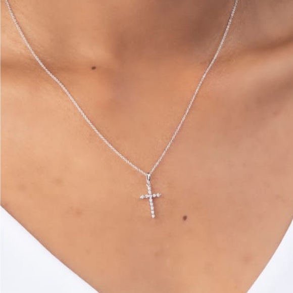 COPY - Bony Levy Diamond Cross Necklace - Picture 11 of 12